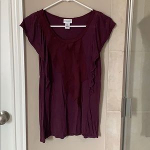 Motherhood maternity dress shirt